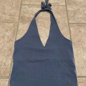 Hollister Slate Blue Halter Camisole
